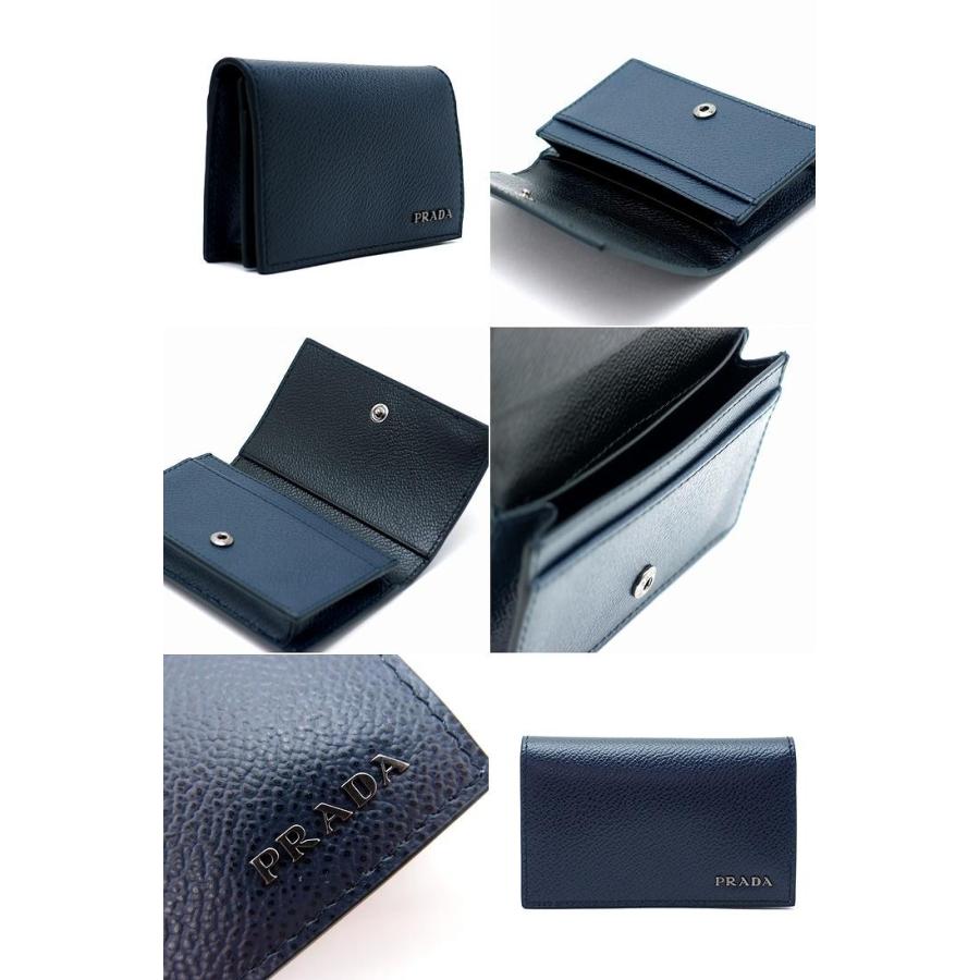 PRADA プラダ カードケース 名刺入れ メンズ BARTICO NERO