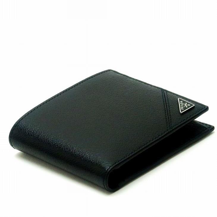 PRADA 【並行輸入品】プラダ 財布 メンズ 二つ折り財布 NERO