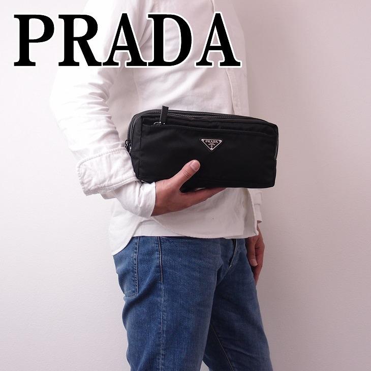 PRADA プラダ メンズ セカンドバッグ クラッチバッグ ポーチ PRADA プラダ メンズ セカンドバッグ クラッチバッグ ポーチ