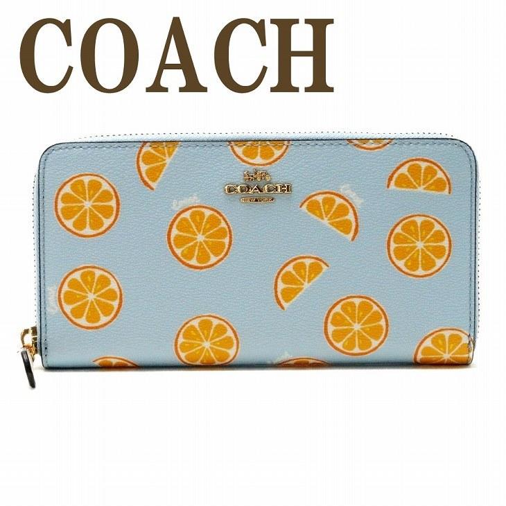 COACH コーチ 財布 レディース 長財布 ラウンドファスナー