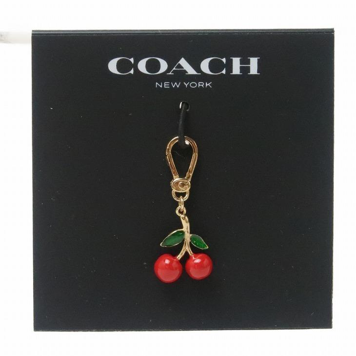 コーチ COACH キーホルダー チャーム アクセント キーリング チェリー さくらんぼ アクセサリー 335807GLD600｜zeitakuya｜05