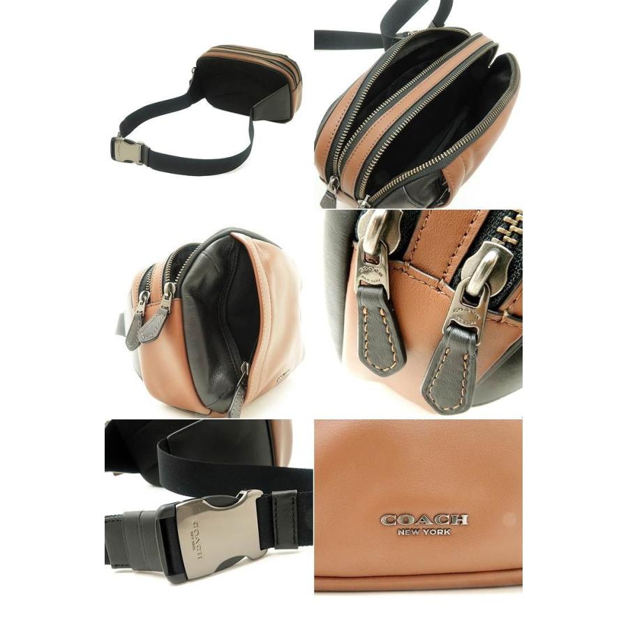【美品】COACH コーチ　ボディーバッグ　ショルダーウエスト　チャーム付 極美品】COACH コーチ ボディバッグ ウエストバッグ ショルダー