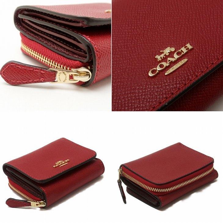 未使用 coach 正規品 レザー 長財布 ブラック レッド系 コーチ COACH 財布 （レッド） - ファッション通販 MAGASEEK