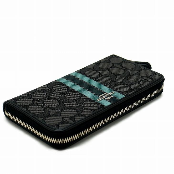 コーチ Coach 財布 メンズ 長財布 ブラック シグネチャー ラグジュアリー アコーディオン ジップ sva47 sva47 贅沢屋 通販 Yahoo ショッピング