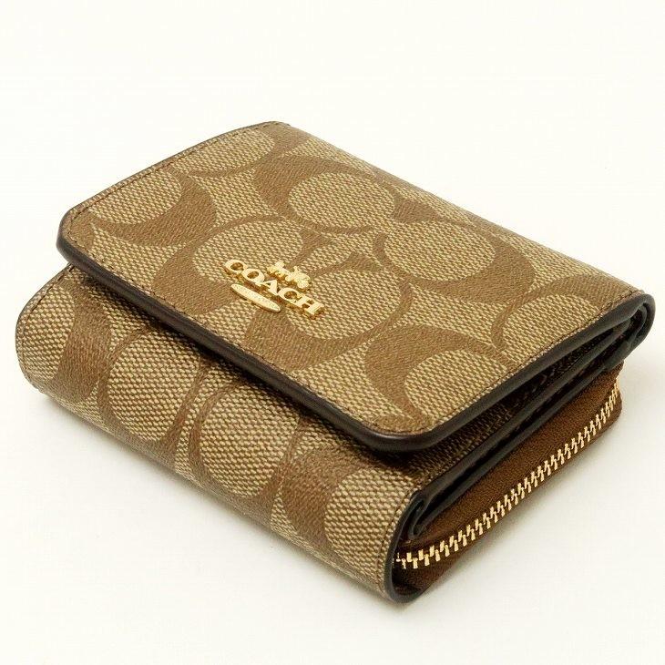 休日限定 コーチ 財布 Coach 三つ折り レディース レザー シグネチャー ime74 Aynaelda Com