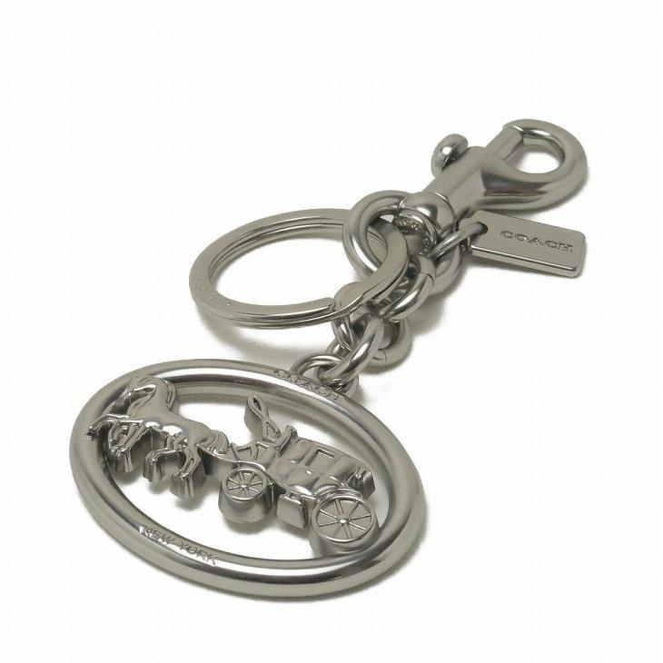 COACH コーチ　キーホルダー付き　美品　Y2K 平成ギャル コーチ キーホルダー ハート 鍵モチーフ シグネチャー ブランド
