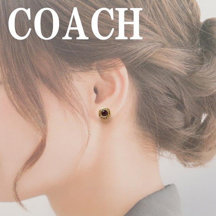 COACH 【並行輸入品】コーチ ピアス ラインストーン 一粒