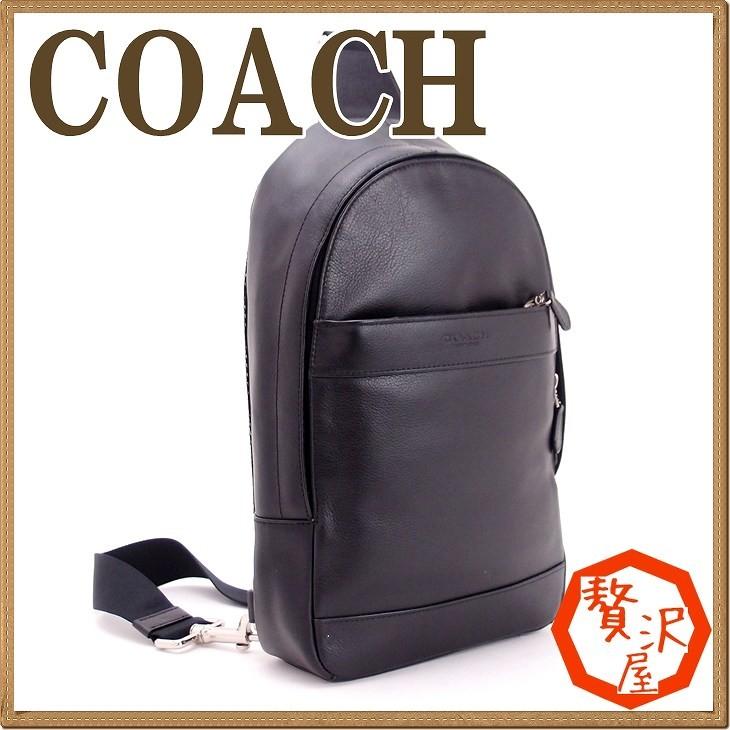 コーチ COACH バッグ メンズ ショルダーバッグ 斜め掛け ワンショルダー 54770BLK｜zeitakuya｜02