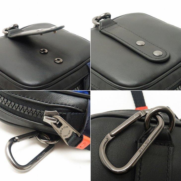 まとめ　12000円　コーチ　新品　ブラック　カラビナ COACH 【並行輸入品】コーチ ポーチ メンズ 小物入れ カラビナ