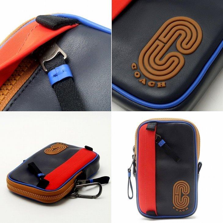 コーチ COACH ポーチ メンズ 小物入れ カラビナ ベルトループ 引き出し 