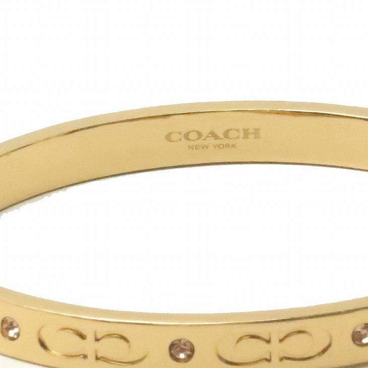 【新品未使用】COACH ブレスレット リボン カラーストーン ゴールド COACH（コーチ） 【並行輸入品】コーチ ブレスレット バングル ロゴ