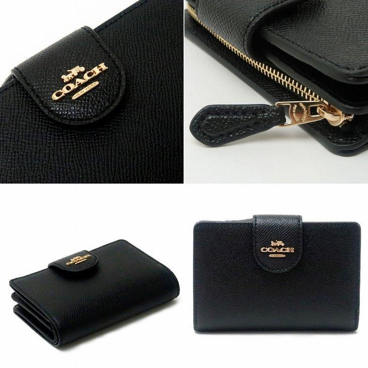 COACH コーチ 財布 二つ折り財布 レディース レザー ロゴ COACH コーチ 財布 二つ折り財布 レディース レザー ロゴ