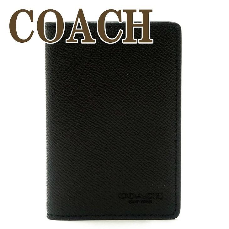 代引き手数料無料 カードケース Coach コーチ アウトレット 正規 名刺入れ カードケース メンズ コーチ Idケース ネコポス qbbk 定期入れ パスケース 財布 帽子 ファッション小物