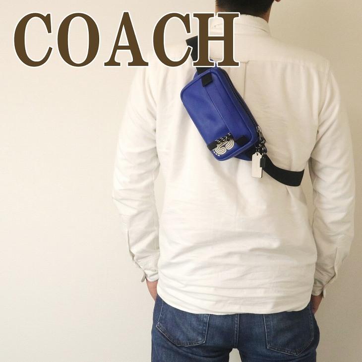 コーチ COACH バッグ メンズ ショルダーバッグ 斜めがけ レザー 6786QBPDU｜zeitakuya