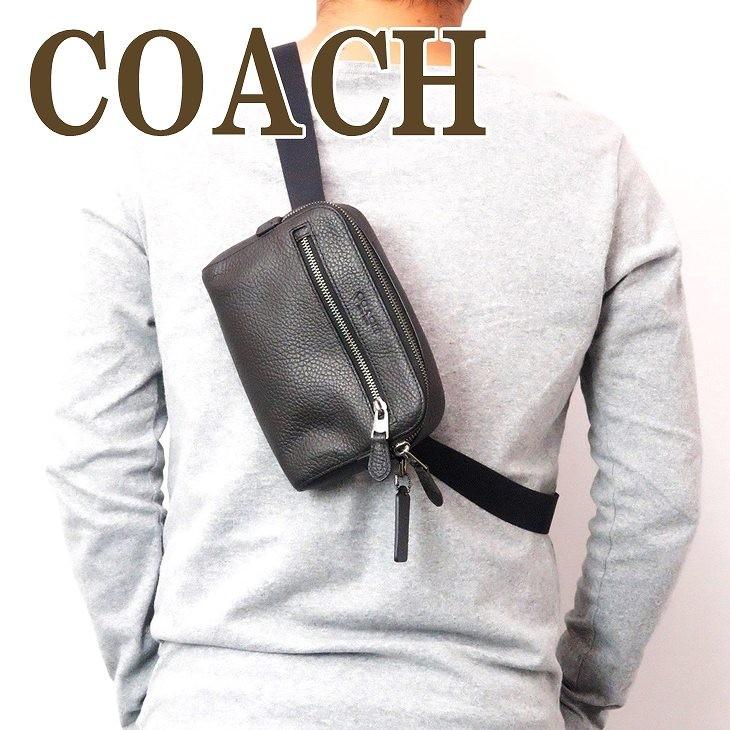 激安ブランド コーチ Coach バッグ メンズ ショルダーバッグ 斜めがけ レザー ブラック黒 qbbk 年最新海外 Zoetalentsolutions Com
