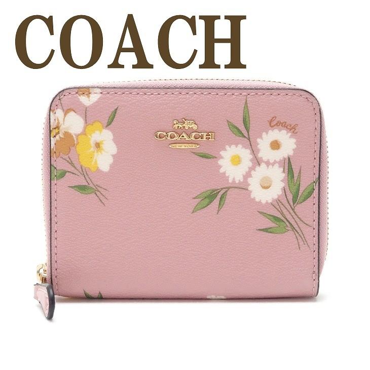 コーチ ピンク 財布 Coach 二つ折り 財布 レディース imorp 花柄 贅沢屋 imorp レディースファッション