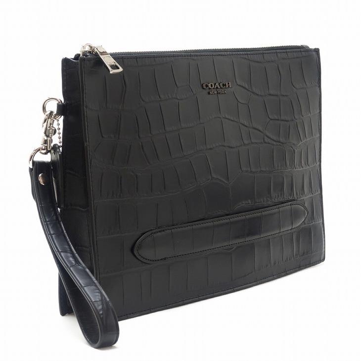 【並行輸入品】コーチ COACH バッグ セカンドバッグ クラッチバッグ ポーチ セカンドポーチ ブラック黒 73151QBBKの画像