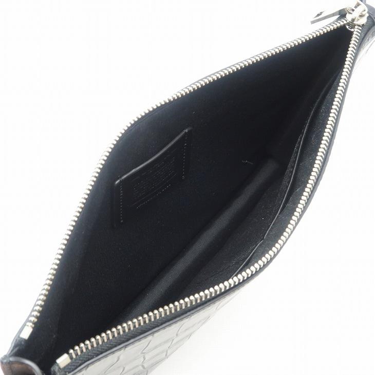【並行輸入品】コーチ COACH バッグ セカンドバッグ クラッチバッグ ポーチ セカンドポーチ ブラック黒 73151QBBKの画像