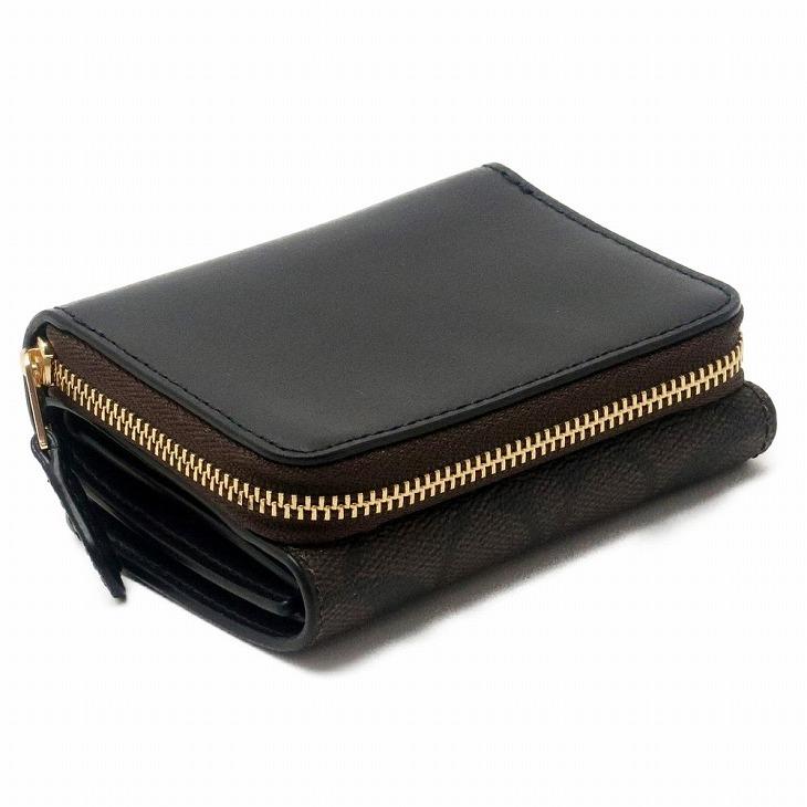 COACH コーチ 財布 三つ折り 折財布 ミニ レディース レザー COACH コーチ 財布 三つ折り 折財布 ミニ レディース レザー