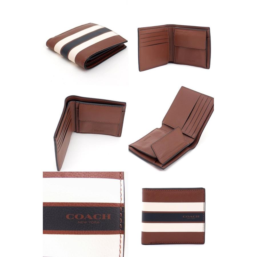 第1位獲得 二つ折り財布 Coach メンズ 財布 コーチ 人気 正規アウトレット Coach 財布 メンズ コーチ 小銭入れ付 cwh レザー ヴァーシティ 財布