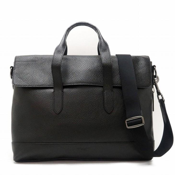 COACH ビジネスバック　レザー　ブラック　2Way 極美品✨COACH コーチ 2way ビジネスバッグ レザー 紺 F59057 - メルカリ