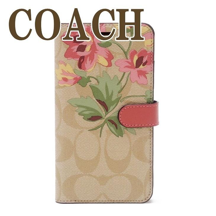 コーチ COACH iPhone XR ケース カバー アイフォン 手帳型 花柄 75843OUV ネコポス 75843OUV贅沢屋