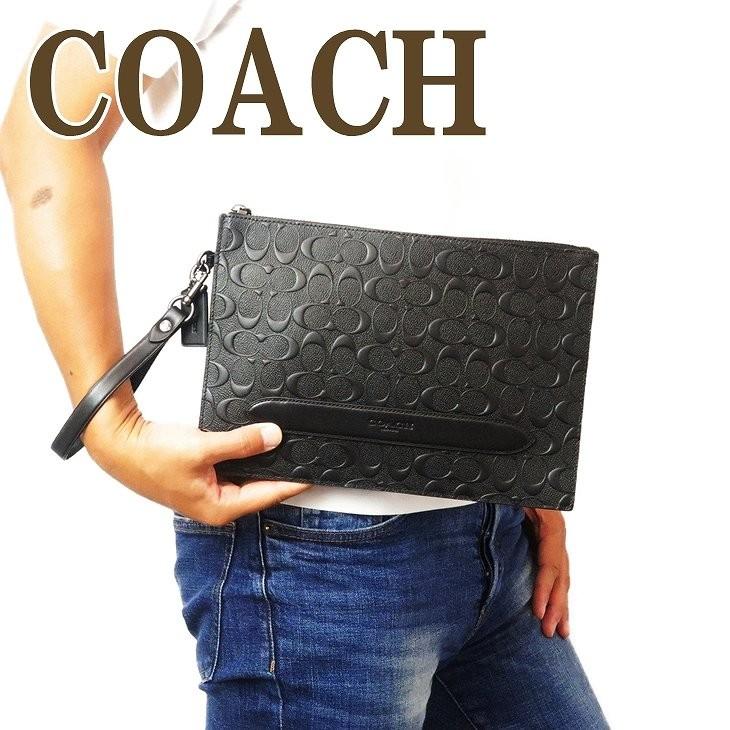 コーチ COACH バッグ セカンドバッグ クラッチバッグ ポーチ セカンドポーチ シグネチャー 75914QBBK｜zeitakuya