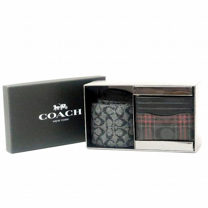 コーチ Coach 財布 メンズ カードケース 名刺入れ 靴下 ソックス ギフトセット qbm4k qbm4k 贅沢屋 通販 Yahoo ショッピング
