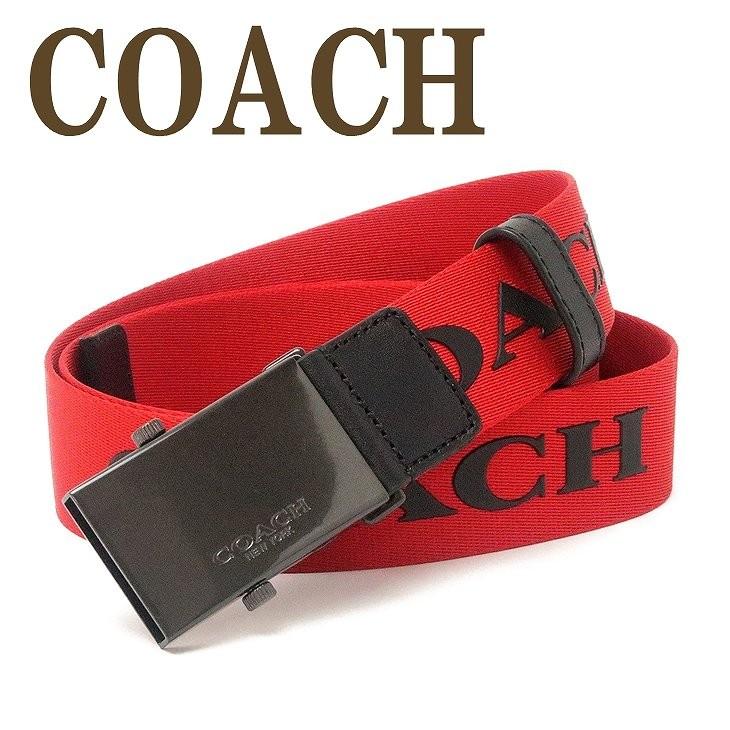 コーチ COACH ベルト メンズ ロゴ レザー ナイロン 84746QBREM ネコポス 84746qbrem 贅沢屋 通販