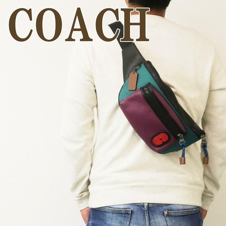 コーチ Coach レザー バッグ ファッション メンズ ショルダーバッグ 斜めがけ ショルダーバッグ ウエストバッグ ボディーバッグ ベルトバッグ レザー 907qbq9l 907qbq9l 贅沢屋