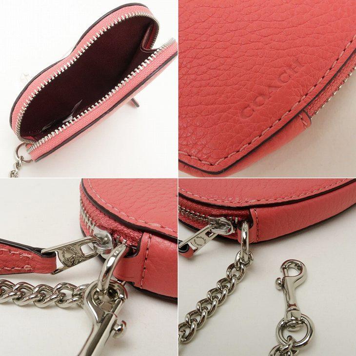 【希少】コーチ coach 写真　手帳型　赤 合成皮革 キーリング付き小銭入れ COACH（コーチ） 【並行輸入品】コーチ 財布 レディース コインケース