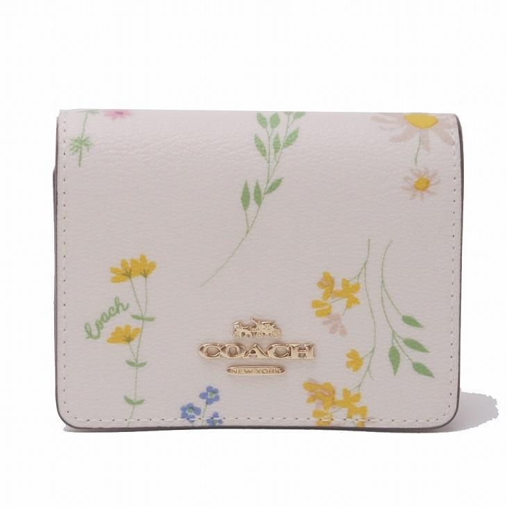 新品 COACH コーチ ケース 小銭入れ財布 花柄 ホワイト COACH（コーチ） 【並行輸入品】コーチ 財布 レディース コインケース