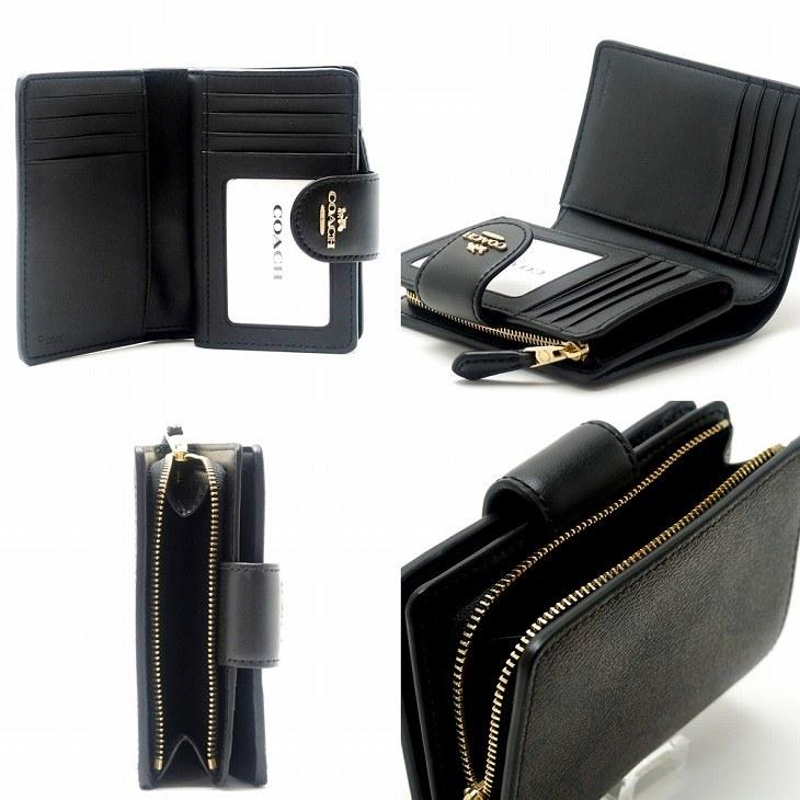 コーチ　二つ折り財布　C0082IMAA8 コーチ 二つ折り財布 財布 レディース シグネチャー ミディアム ダーク