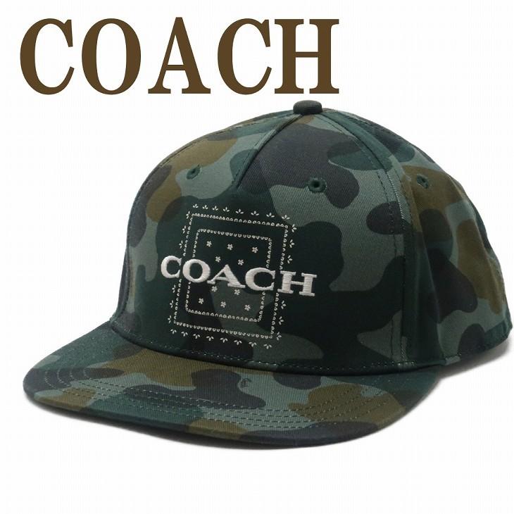 ブランドのギフト COACH コーチ メンズ C0975MGP カモ 迷彩 ロゴ つば付 ハット ベースボールキャップ 帽子 キャップ