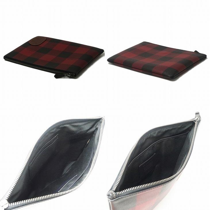 希少　美品　コーチ　セカンドバッグ　ポーチ　クラッチバッグ　イエロー　ロゴ コーチ COACH バッグ メンズ セカンドバッグ クラッチバッグ