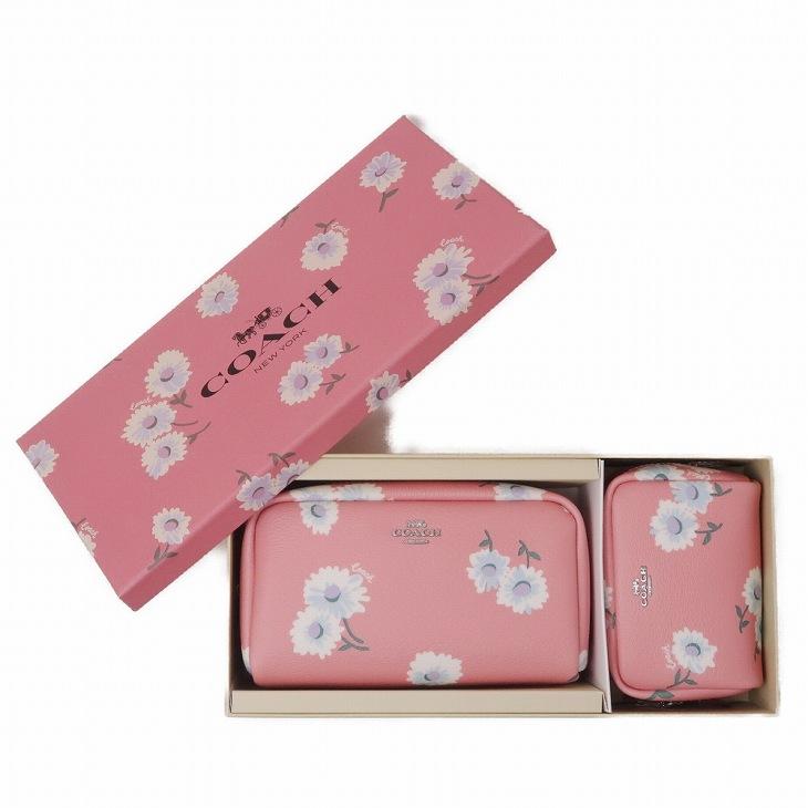 【海外限定ギフト】COACH フローラル ギフトセット ポーチ付 未使用 COACH（コーチ） 【並行輸入品】 訳あり ポーチ コスメポーチ 限定