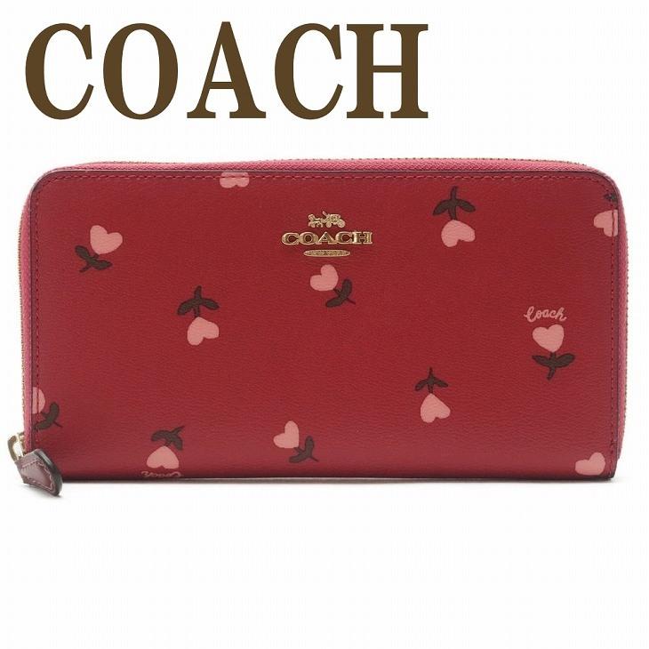 コーチ COACH 財布 長財布 レディース お花 花柄 フローラル ハート ラウンドファスナー ピンク C3287IMMZI｜zeitakuya