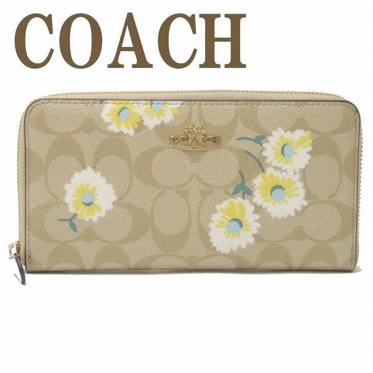 コーチ COACH 財布 レディース 長財布 花柄 ラウンドファスナー シグネチャー C3370IMOTV｜zeitakuya