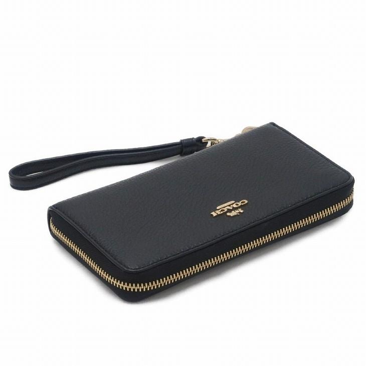 ✨新品✨コーチ 財布 レディース ストラップ ファスナー 黒 人気 COACH（コーチ） 【並行輸入品】コーチ 財布 レディース 長財布