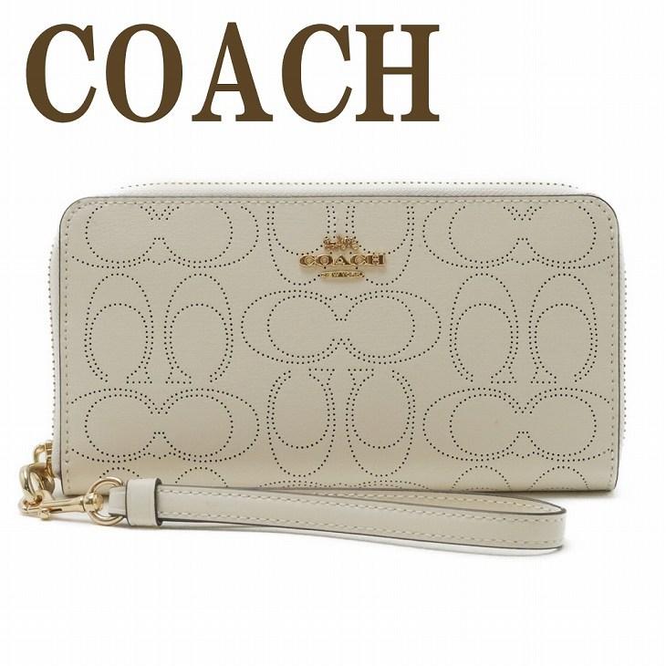 コーチ Coach 財布 レディース 長財布 パンチング ストラップ ラウンドファスナー レザー C4715imchk C4715imchk 贅沢屋 通販 Yahoo ショッピング