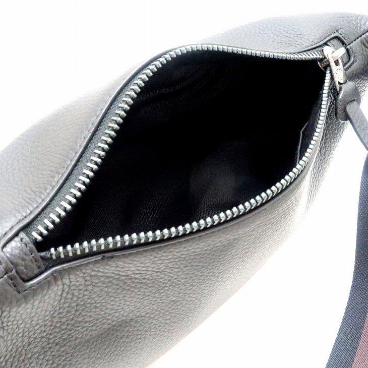 COACH ブラックレザー ショルダーバッグ メンズ COACH 【並行輸入品】コーチ バッグ メンズ ショルダーバッグ 斜