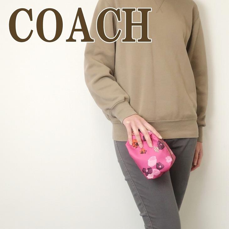 コーチ COACH ポーチ クラッチバッグ 化粧ポーチ コスメポーチ ピンク