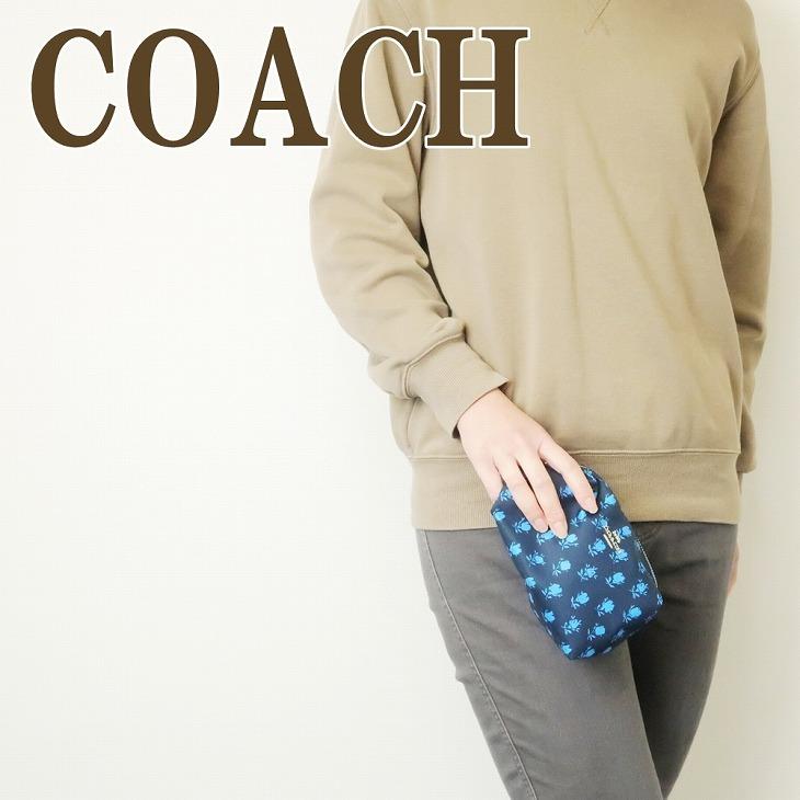 コーチ COACH ポーチ クラッチバッグ 化粧ポーチ コスメポーチ 花柄