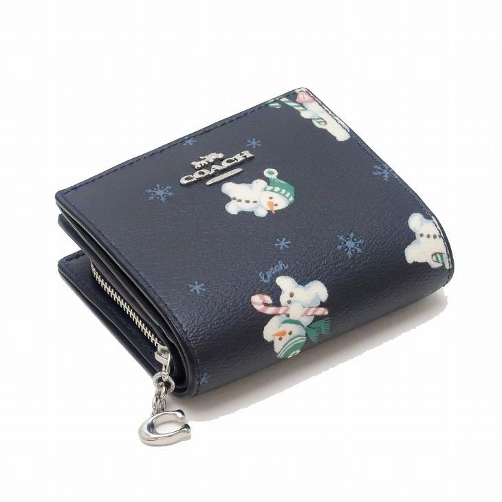 COACH 【並行輸入品】コーチ 財布 二つ折り財布 スノーマン 雪柄 限定