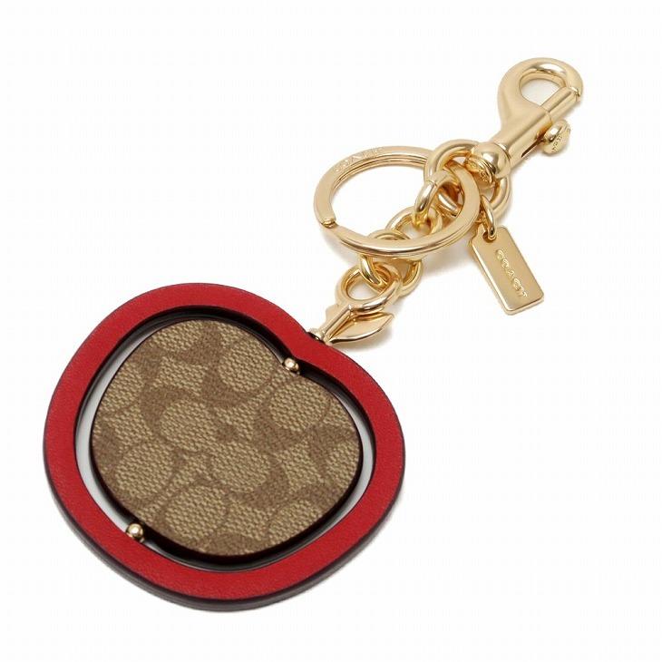 コーチ キーホルダー COACH キーリング シグネチャー リンゴ りんご アップル C7097IMTJ3 ネコポス C7097IMTJ3