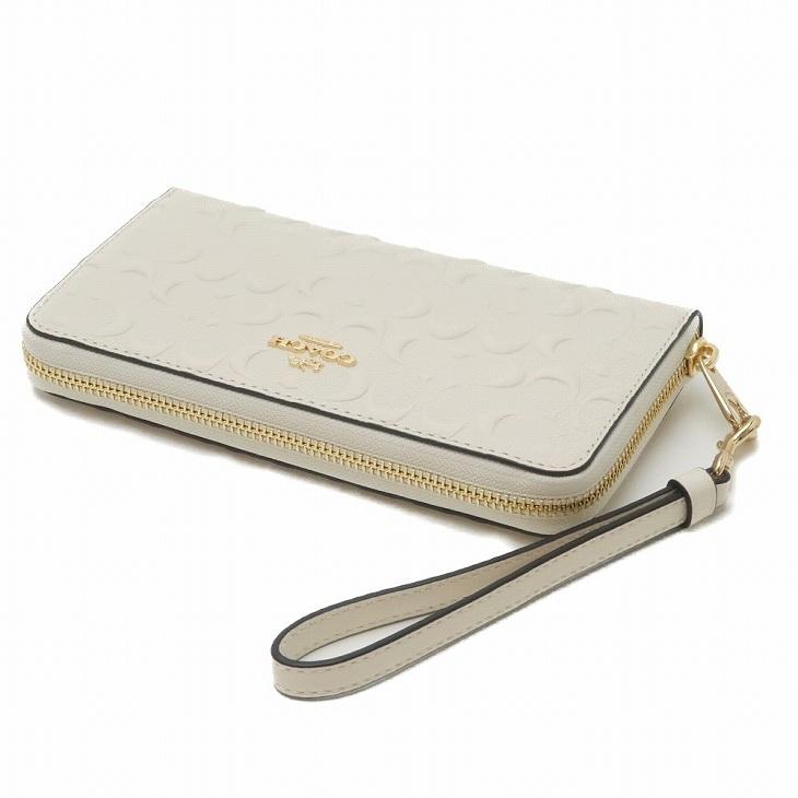 新品　COACH　コーチ長財布　ホワイト 長財布 COACH - 新品 コーチ COACH 長財布 スリム ウォレット ホワイト