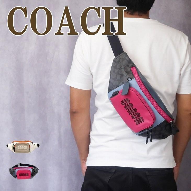 コーチ COACH バッグ メンズ ショルダーバッグ 斜めがけ ウエストバッグ レザー シグネチャー C8129 ブランド 人気 COACH（コーチ） 【並行輸入品】コーチ バッグ メンズ ショルダー