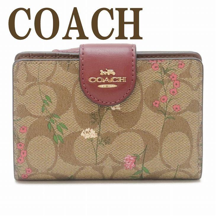 COACH 【並行輸入品】コーチ 財布 レディース 二つ折り財布 花柄