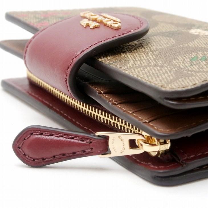 COACH コーチ　ローズ柄　ミディアム折財布　JN26 COACH コーチ ローズ柄 ミディアム折財布 JN26