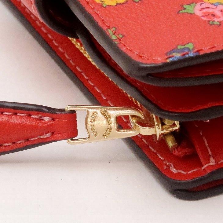コーチ　財布 COACH コーチ C9934 二つ折り財布 パープル 花 福生店 – GolRag